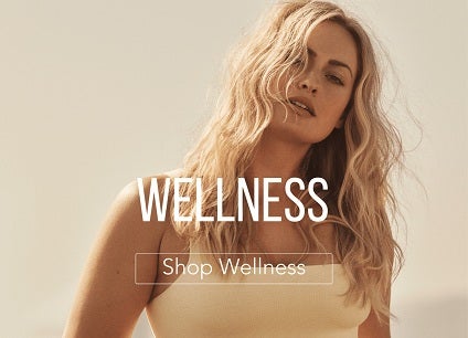 Women looking at camera with text for wellness supplements