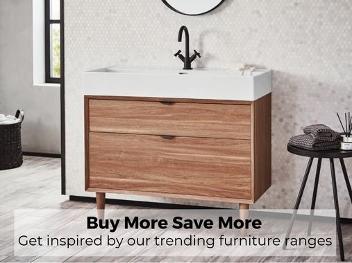 Buy more save more with 10% off Furniture ranges when you spend £100 or 20% off Furniture ranges when you spend £500.
