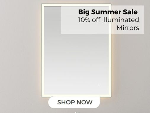 10% off Illuminated Mirrors