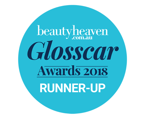beautyheaven.co.au Glosscar awards 2018 runner-up roundel