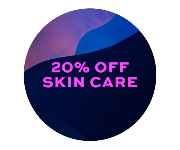 20% off skin care