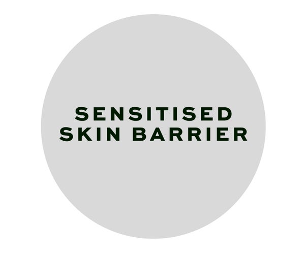 Sensitised skin barrier