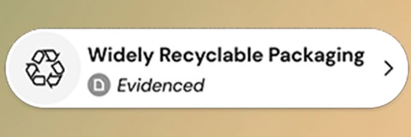 Widely Recyclable Packaging