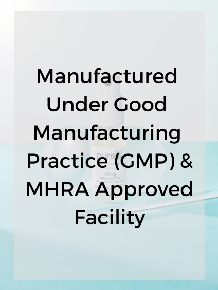 Manufactured under good manufacturing practice and MHRA approved facility.