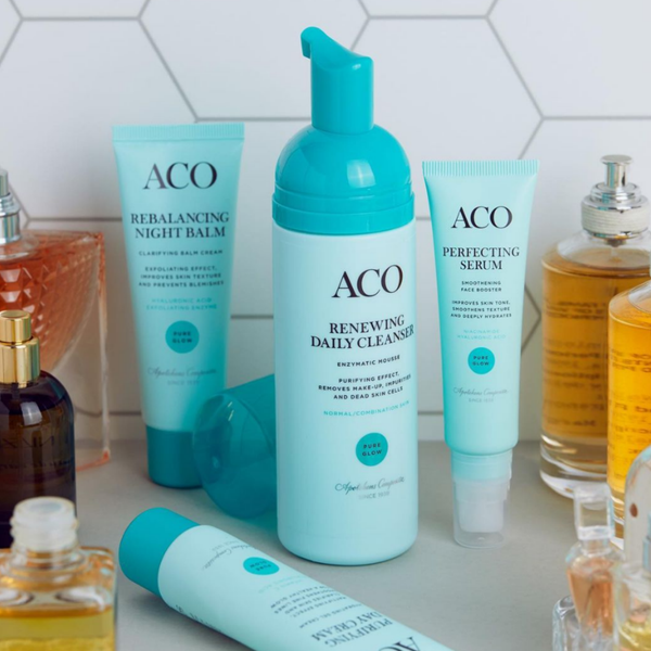 ACO Pure Glow Range in bathroom