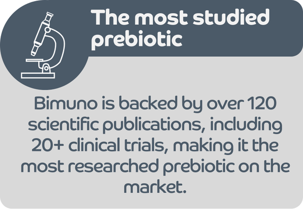 When you take Bimuno for the first time, it will take 3 days to start feeding your bifidobacteria (the good bacteria in your gut).