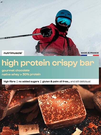 High protein crispy bar, visit our instagram