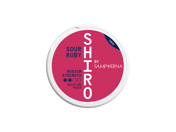 SHIRO slim sour ruby medium strength