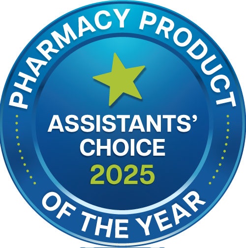 PHARMACY PRODUCT OF THE YEAR. ASSISANTS CHOICE 2025.