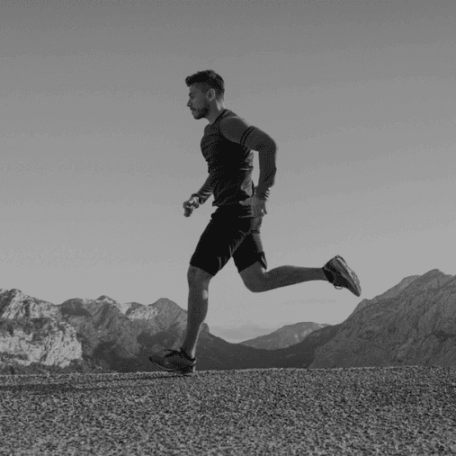 man running