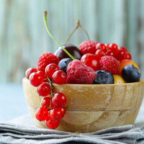 An image of a bowl of berries