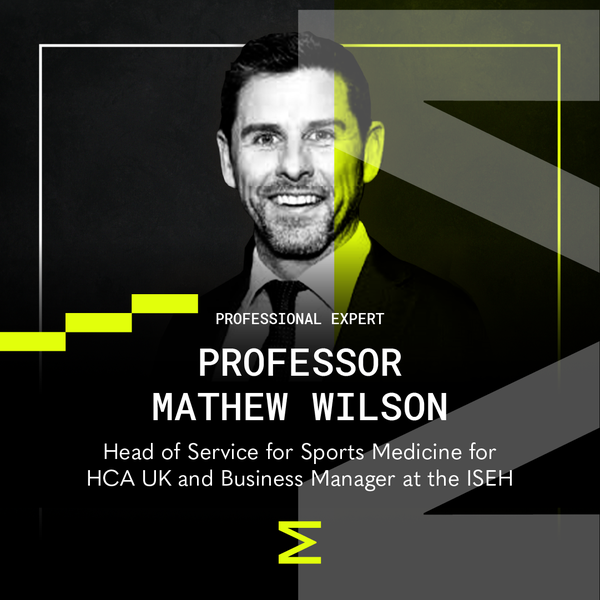 Professor Mathew Wilson Head of sports and exercise medicine at the Institute of Sport and Exercise Health