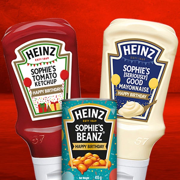 Personalised Mayonnaise, Ketchup Bottles & More Heinz To Home