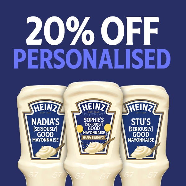 when you buy 3+ personalised gifts or 10% off 2. Use code: XMASSHOP at checkout!
