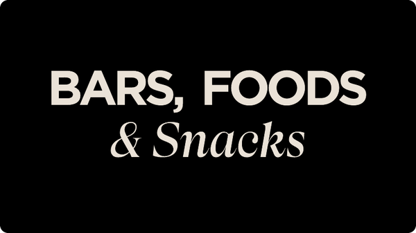 Shop bars, drinks & snacks