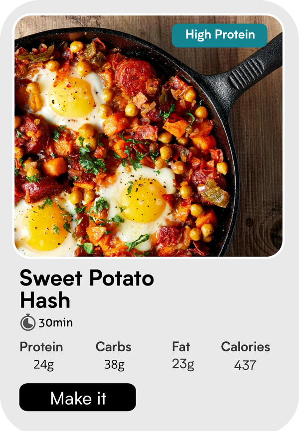 Sweet potato hash