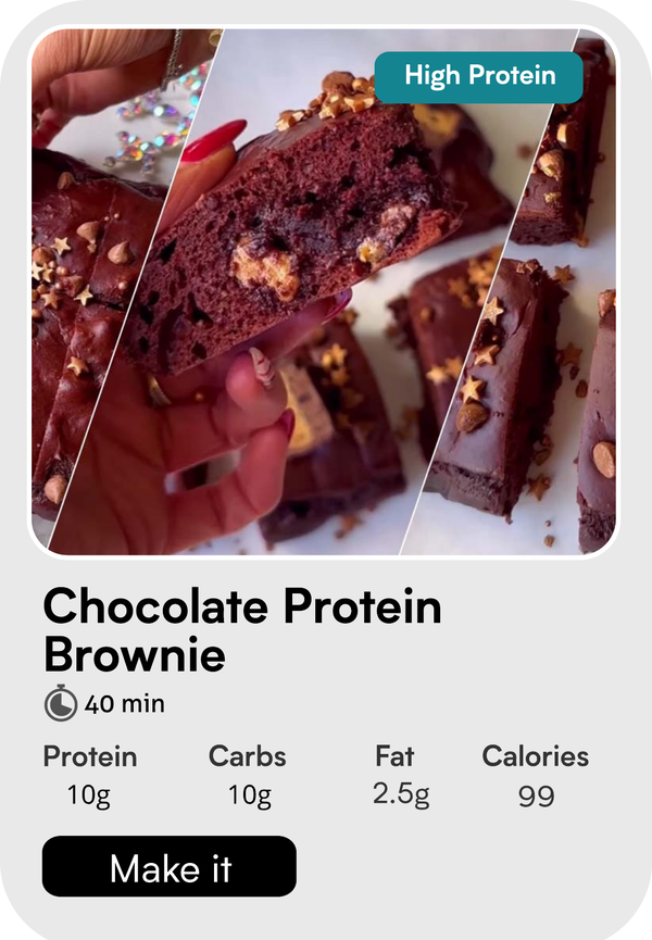 chocolate protein brownie