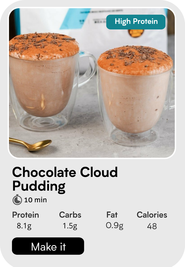 chocolate cloud pudding