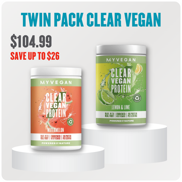 Twin Pack Clear Vegan