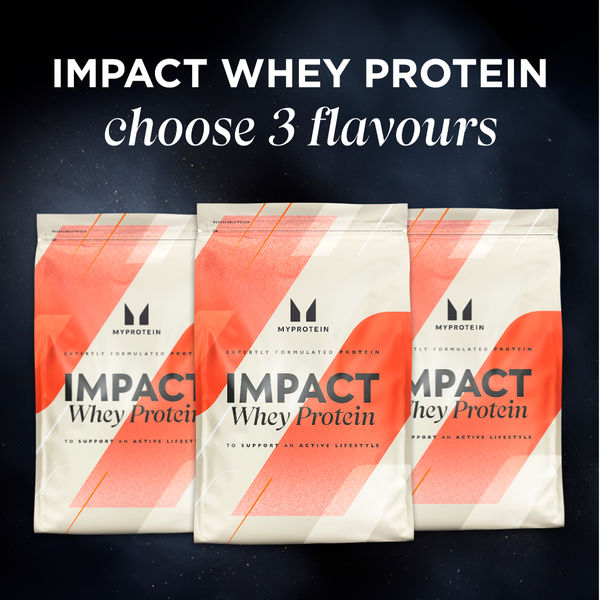 Impact Whey Protein Triple Pack