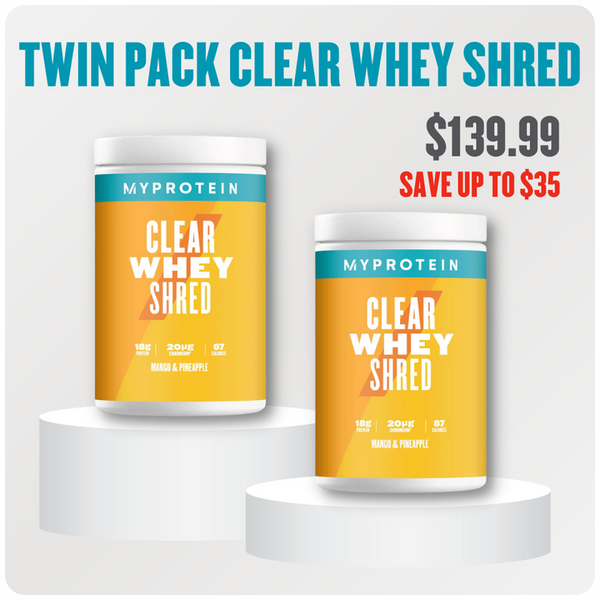 Twin Pack Clear Whey Shred
