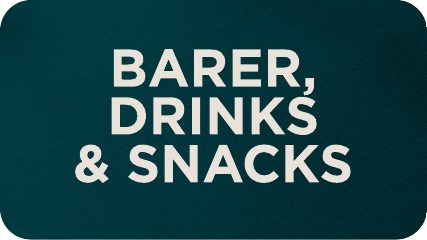 BARER, DRINKS & snacks