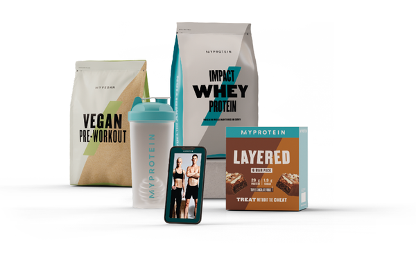 A mixture of protein products from Myprotein and Myvegan to help tone up.