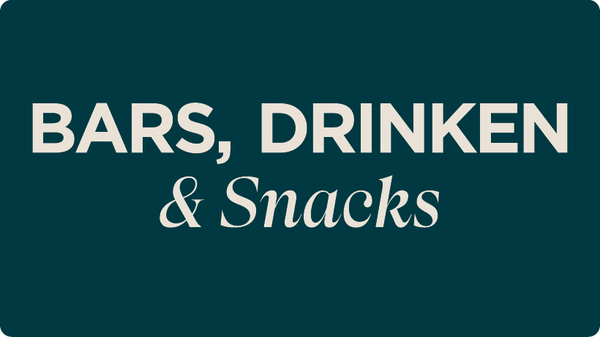 shop bars, drinks & snacks