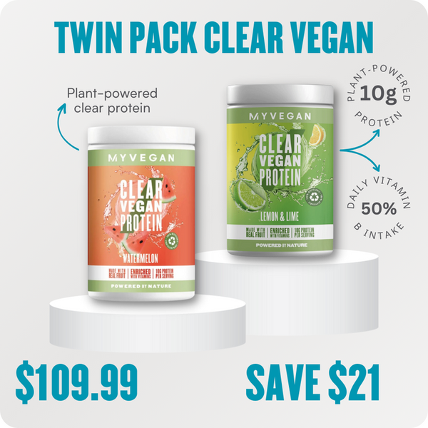 Twin Pack Clear Vegan
