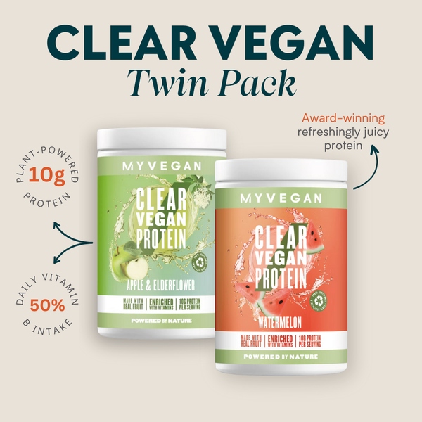 Twin Pack Clear Vegan