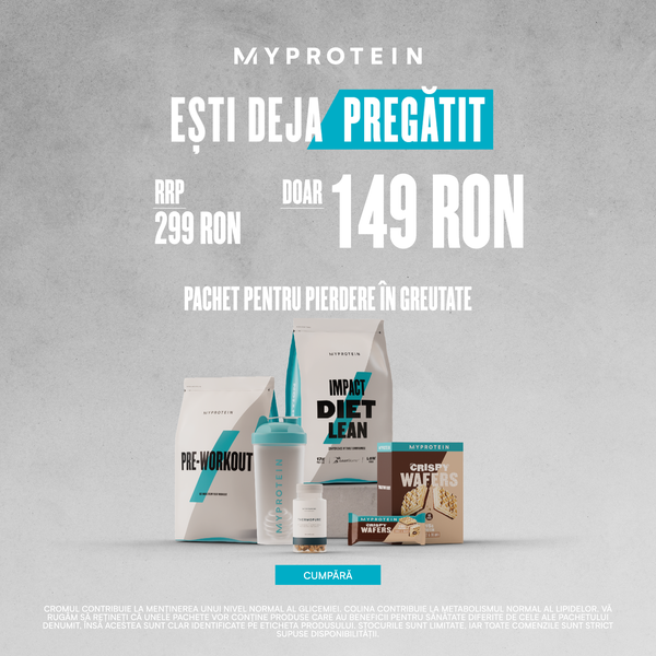 A mixture of protein products from Myprotein to lose weight.