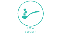 Low in sugar