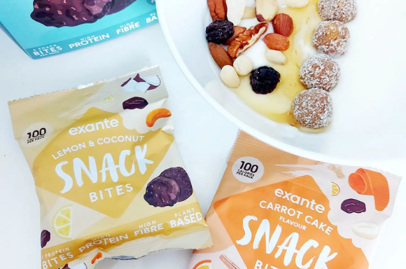 Snack Bites - available in 2 flavours Carrot Cake and Lemon & Coconut