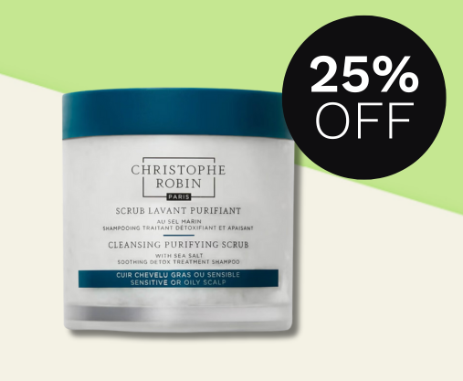 25% off Christophe Robin Cleansing Purifying Scrub with Sea Salt 250ml