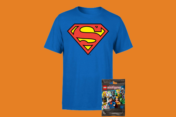 DC T-shirt & Lego Figure only £7.99