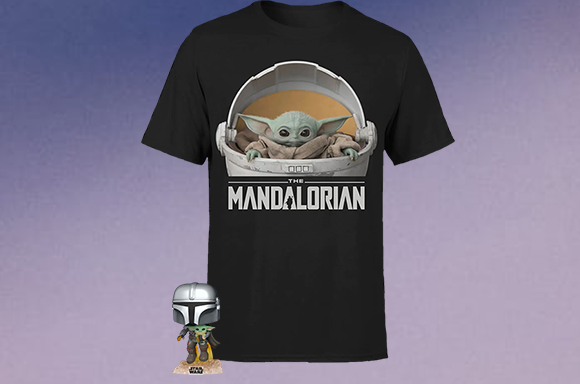 Mandalorian T-Shirt + Funko Pop!
