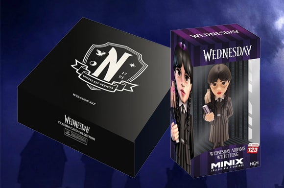 WEDNESDAY FIGURE & PANINI WELCOME KIT