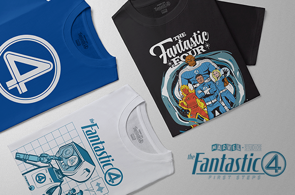 THE FANTASTIC FOUR 4 CLOTHING RANGE