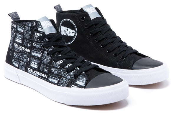 Akedo X Back To The Future Schematic Black Adult Signature High Top