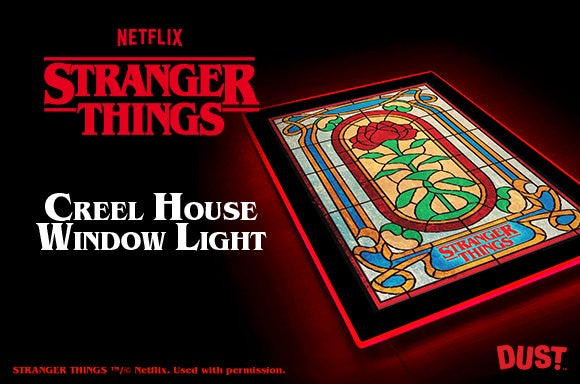 Stranger Things Season 4 - Creel House Window Backlit Poster - Zavvi Exclusive