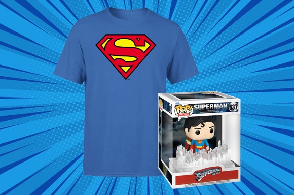 SUPERMAN T-SHIRT & FUNKO POP