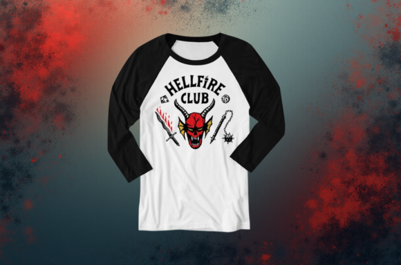 Stranger Things Baseball Raglan T-Shirt 