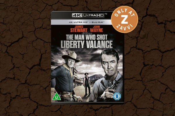 IN STOCK AND SHIPPING ZAVVI EXCLUSIVE THE MAN WHO SHOT LIBERTY VALANCE 4K UHD