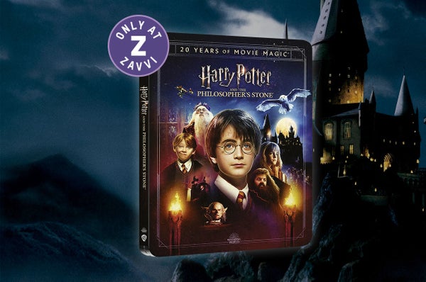 35% OFF HARRY POTTER AND THE PHILOSOPHER'S STONE  Zavvi exclusive Steelbook
