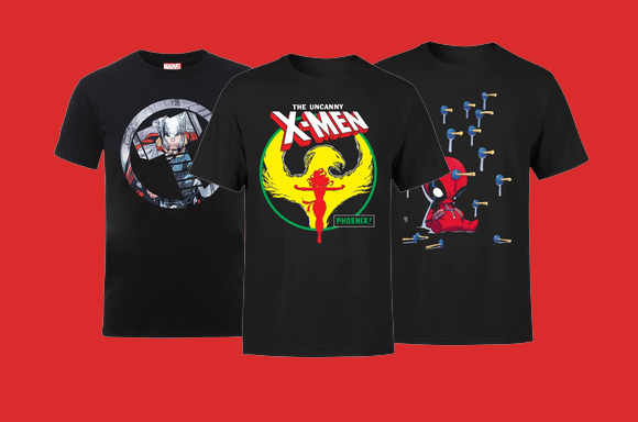 3 Marvel Tees For £25