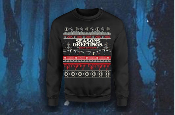 STRANGER THINGS XMAS JUMPERS ONLY £18.99