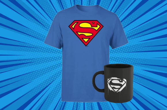 SUPERMAN MUG & T-SHIRT 