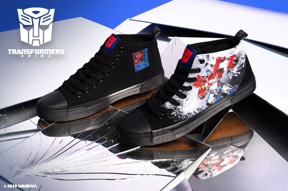 Transformers: Optimus Prime<BR> Zapatillas de Firma Negras