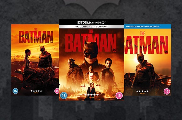 THE BATMAN 2022 4K, BR & DVD
