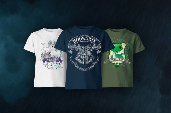 2 FOR £10 HARRY POTTER KIDS TEES